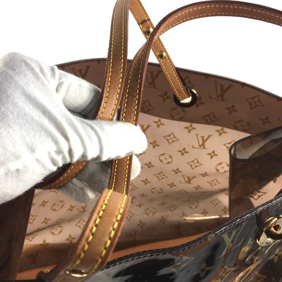 🌟BEACH🌟CLEAR LOUIS VUITTON WITH POUCH - Picture 9 of 11